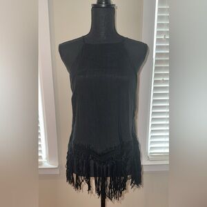 Vici Black Fringe Tank